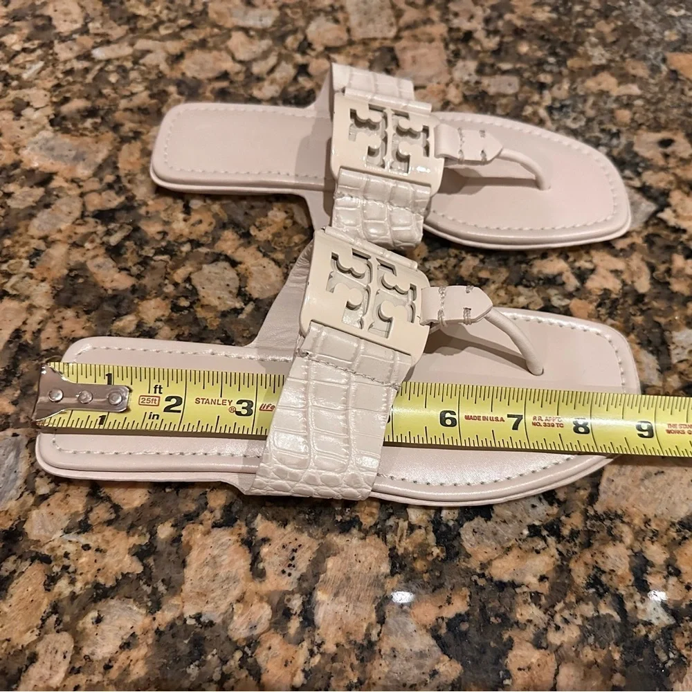 Tory Burch Leather Flip Flops, Summer Slides